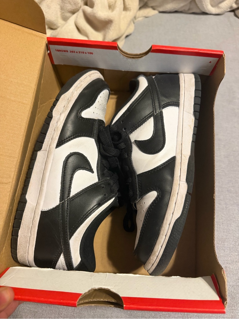 Nike Black and White Low-Top Sneakers